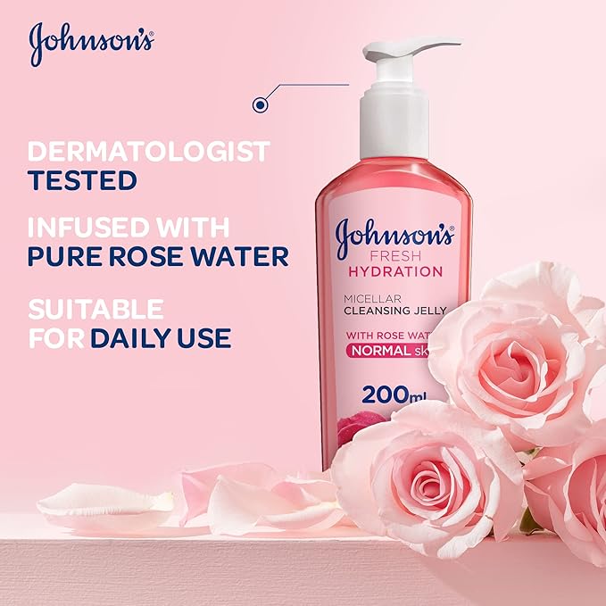 JOHNSONS FRESH HYDRATION  MICELLAR CLEANSING JELLY 200 ML
