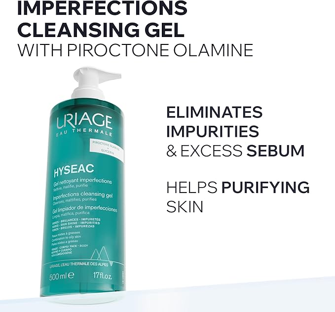 URIAGE HYSEAC CLEANSING GEL 500 ML
