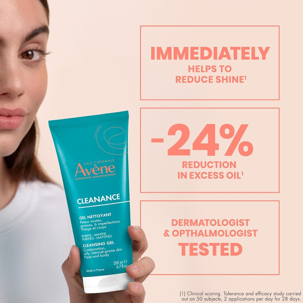 AVENE CLEANANCE CLEANSING GEL TUBE 200 ML