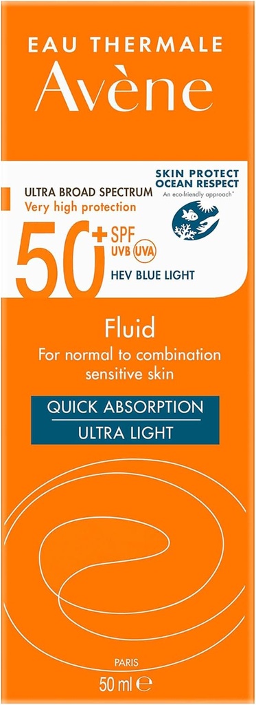AVENE Ladies Very High Protection FLUID SPF50+ 50 ML