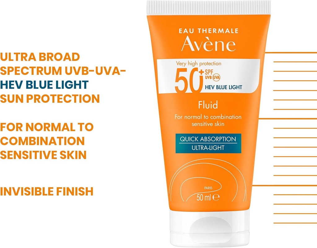 AVENE Ladies Very High Protection FLUID SPF50+ 50 ML