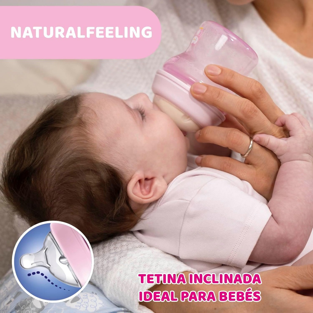 CHICCO NATURAL FEELING 2M ANTI COLIC VALVE 250 ML