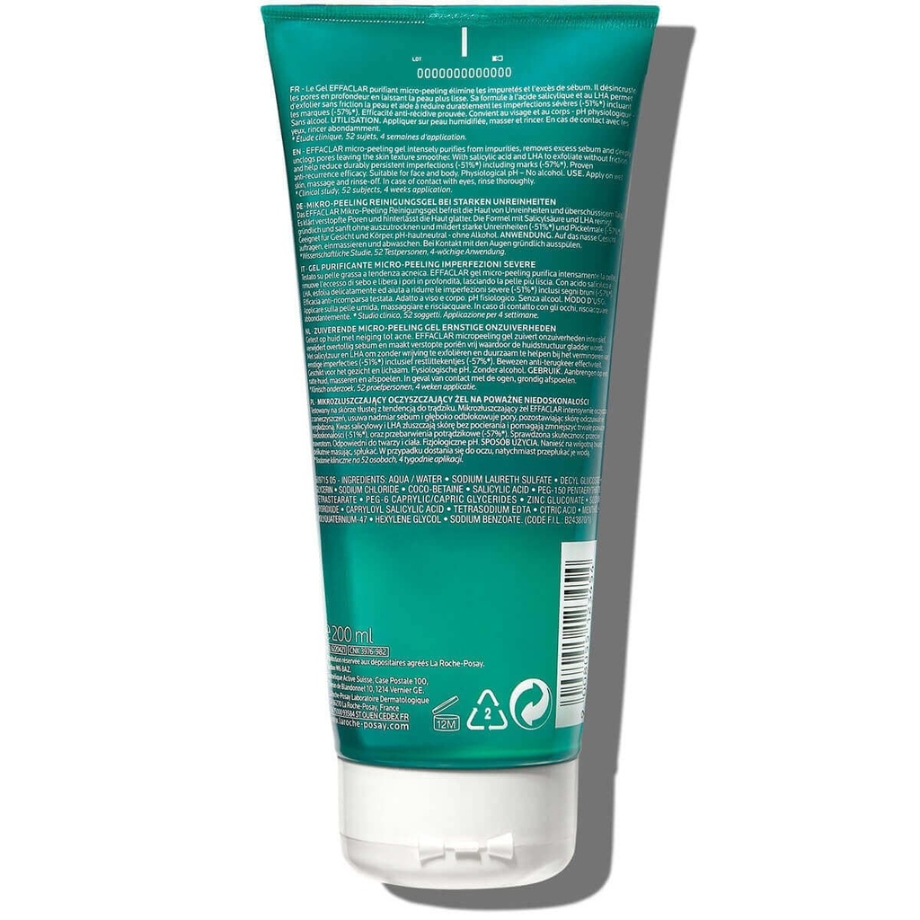 LA ROCHE POSAY EFFACLAR MICRO PEELING PURIFING GEL
