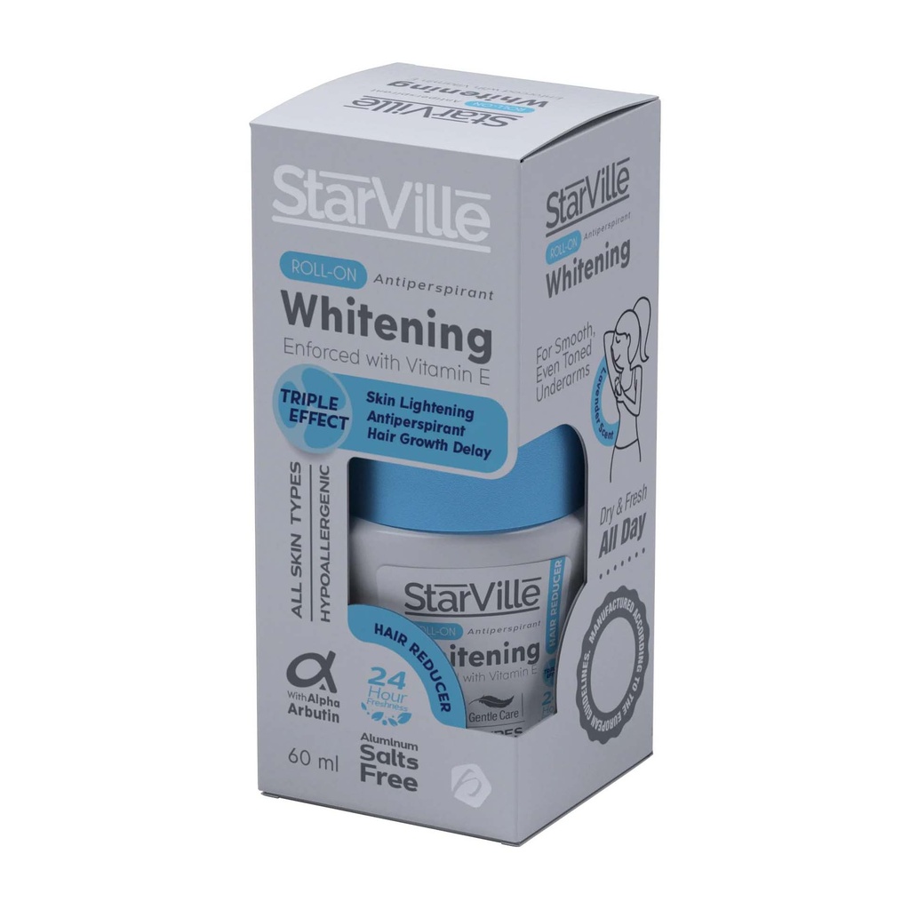 Starville Whitening Roll-On Hair Reducer 60 ml