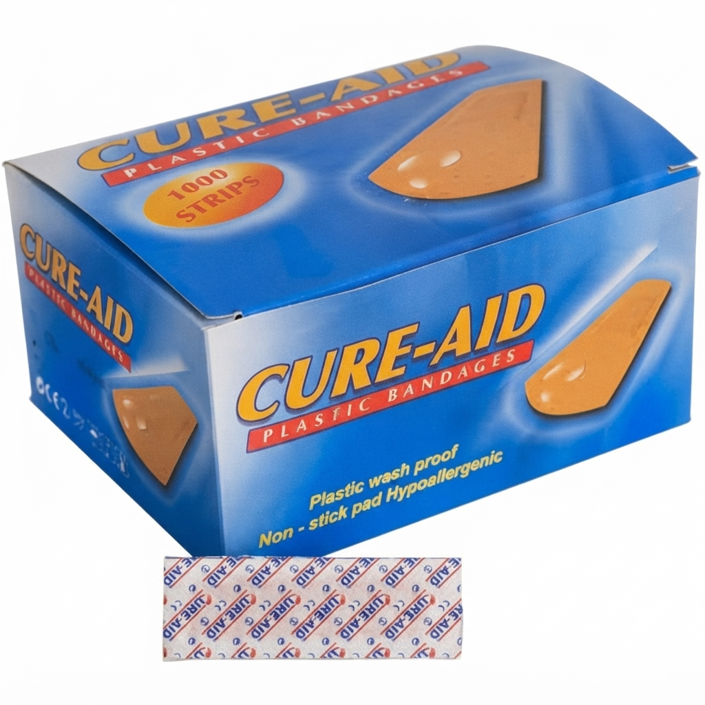 CURE-AID PLASTIC BANDAGES / 1 PIECE