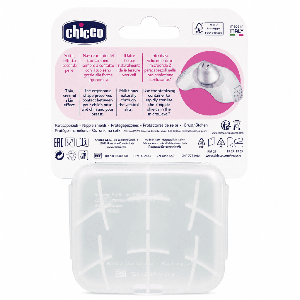 Chicco Nipple Shield (2 Pieces) S/M