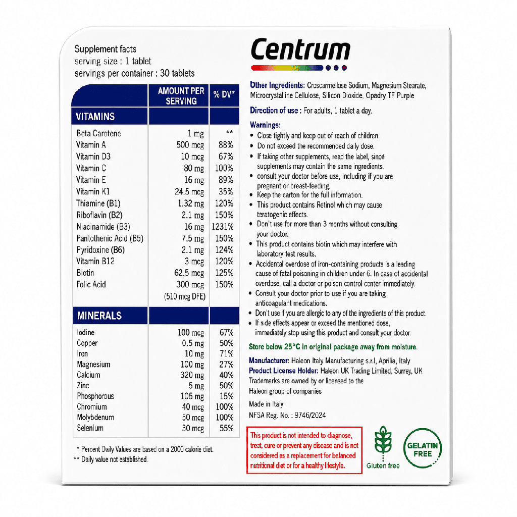 CENTRUM WOMEN 30TAB