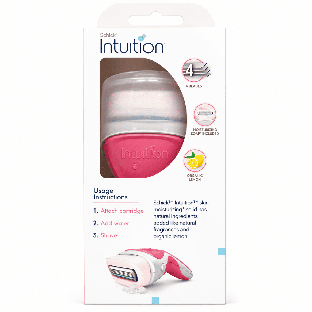 Schick Intuition Fresh Citrus Berry Razor for Women with 2 Refills