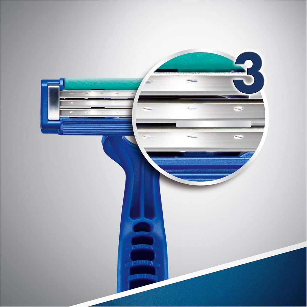 Gillette Blue Simple3 Men's Disposable Razor