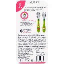 Chicco Stainless Steel Cutlery 18M+Green