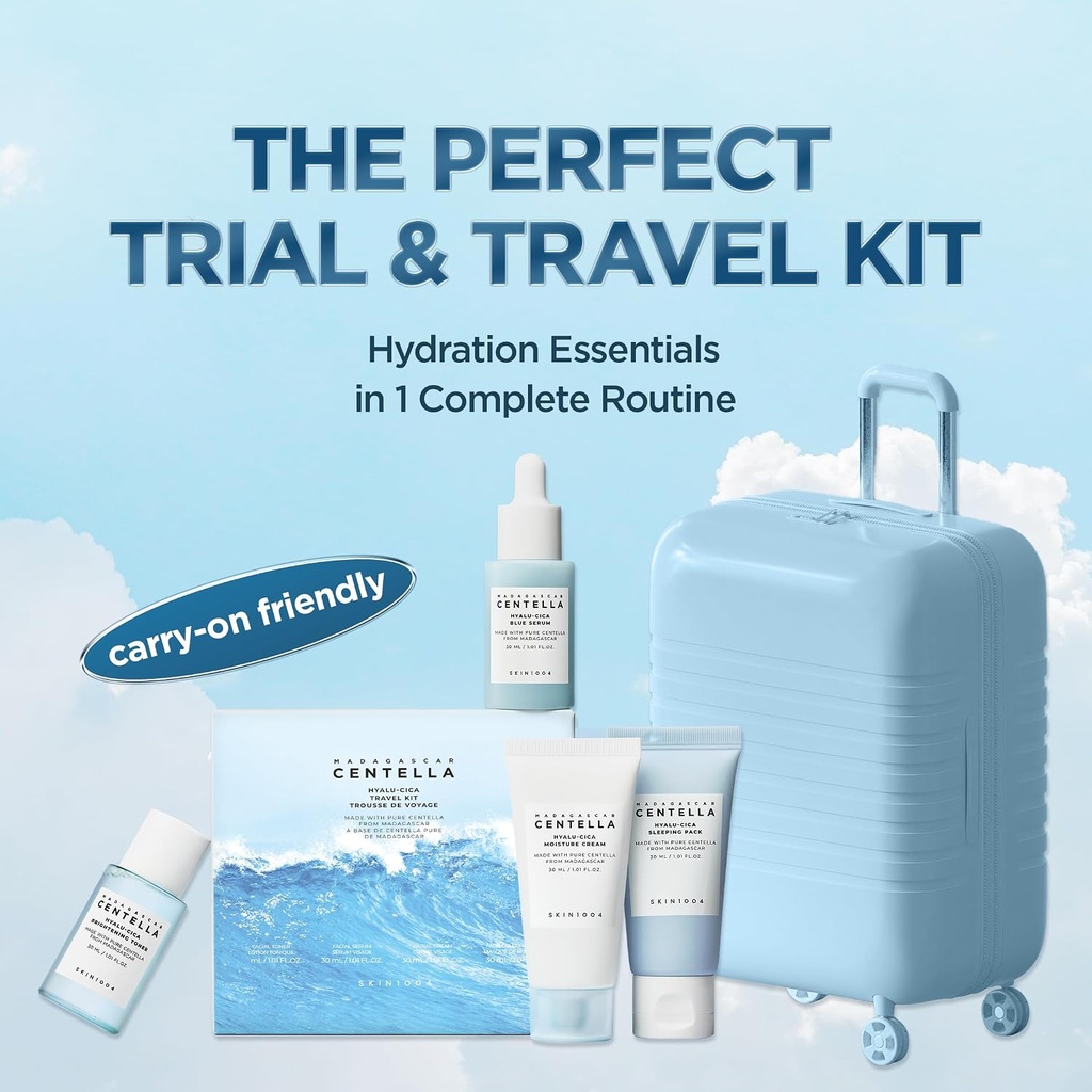 Centella Skin 1004 Soothing and Moisturizing Travel Kit