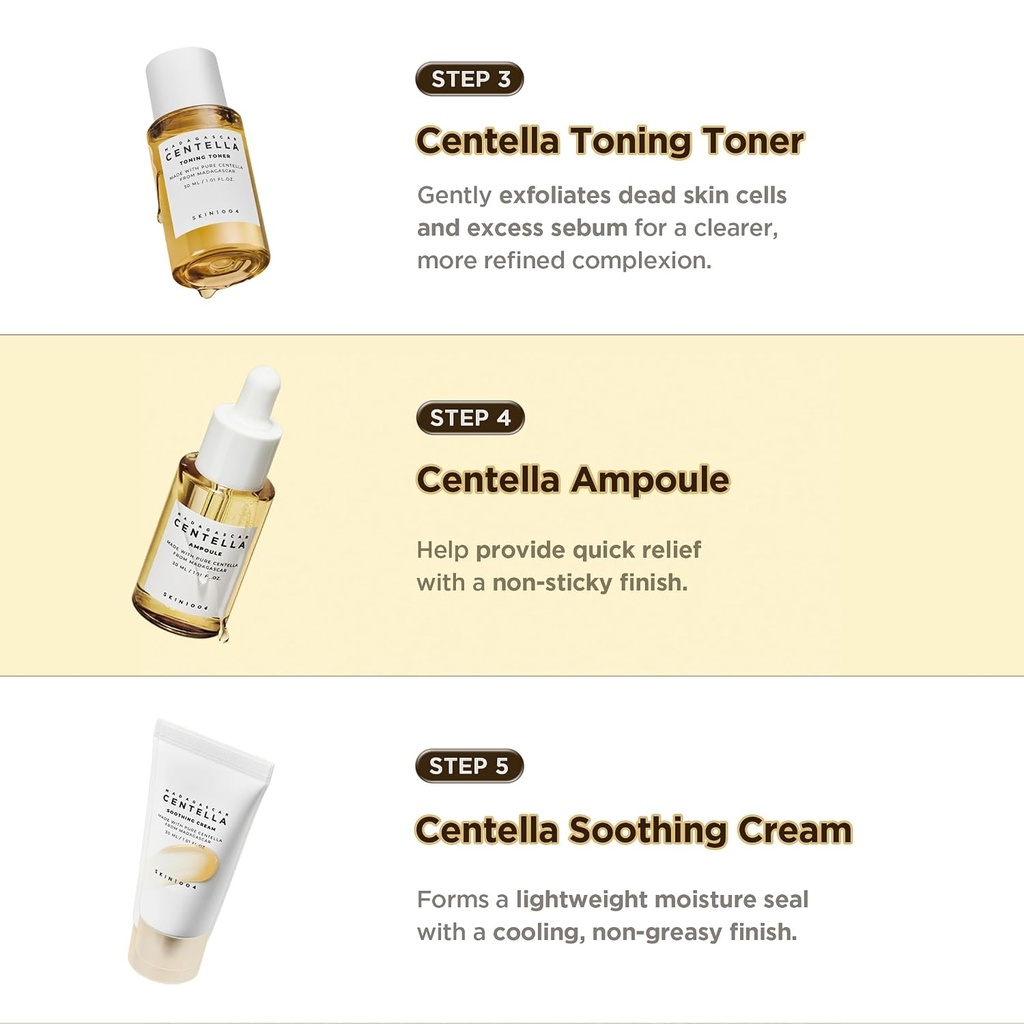 SKIN 1004 - Madagascar Centella Travel Kit 