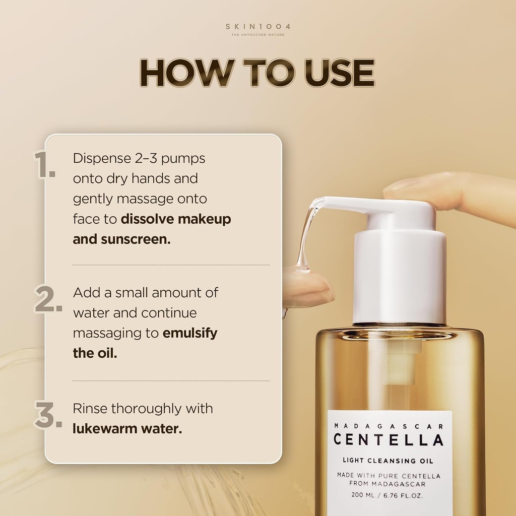 SKIN1004 Madagascar Centella Light Cleansing Oil  200ml