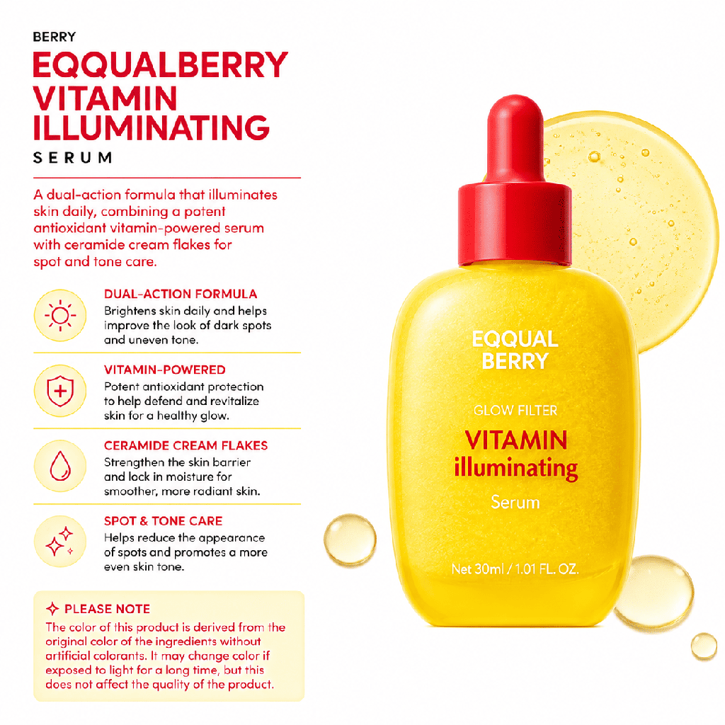 EQQUALBERRY Vitamin Illuminating Serum 30ml