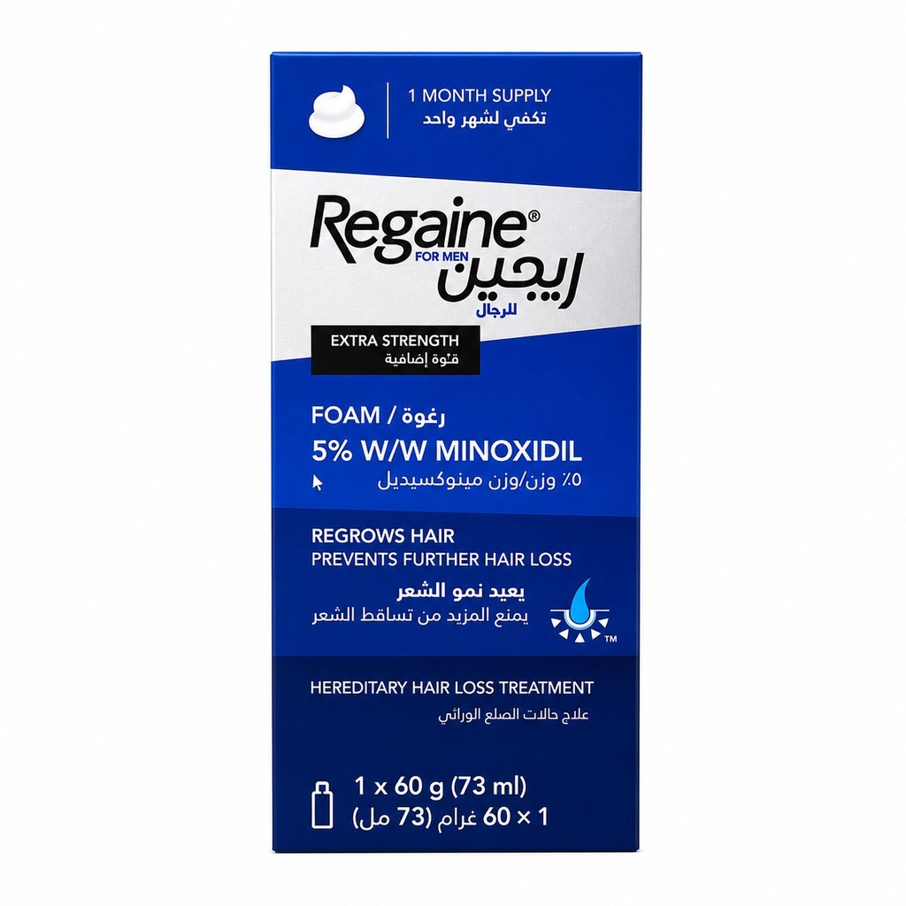 📦Regaine For Men 5 % Foam 73 ml 60 gm