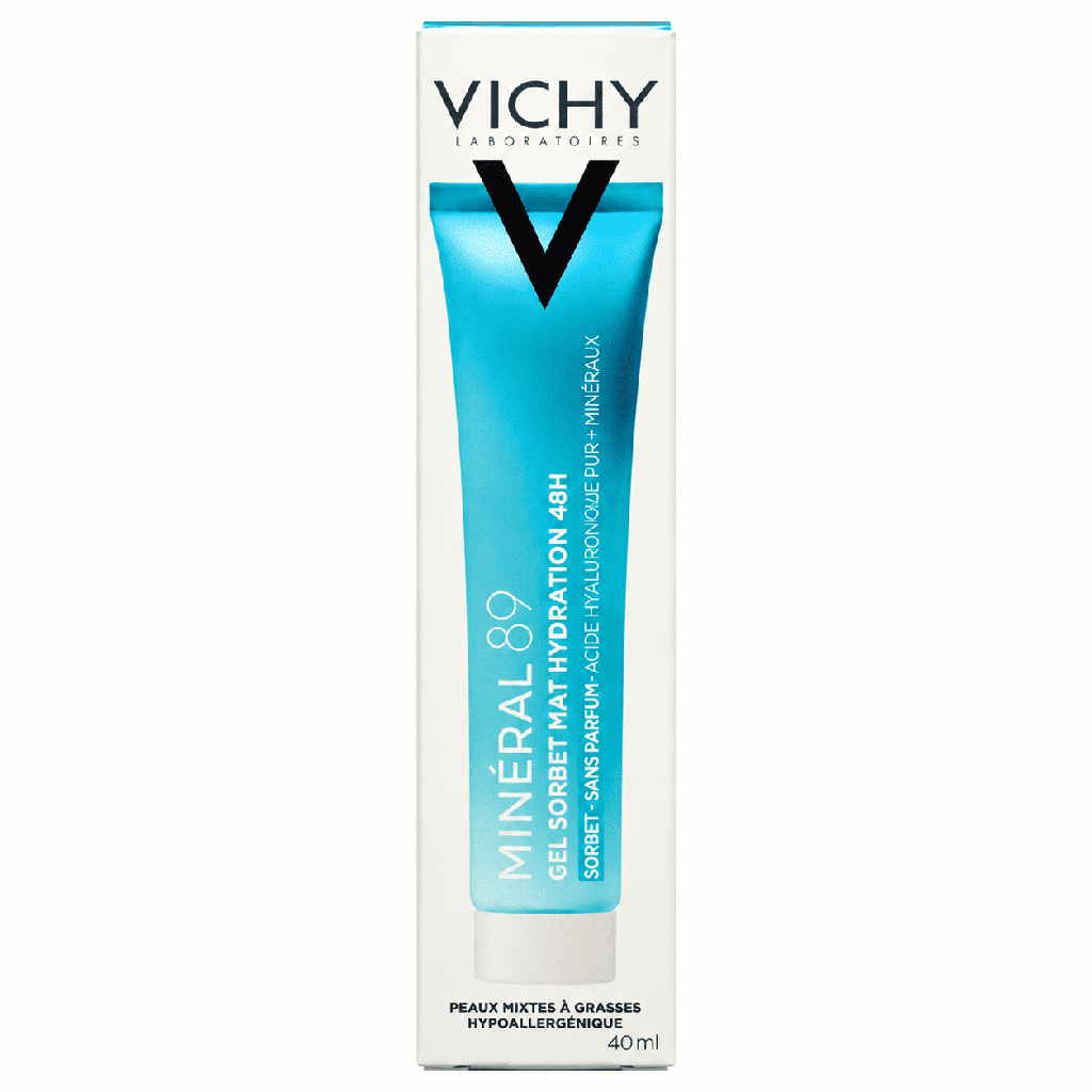 Vichy Minéral 89 Gel Sorbet Mat Hydratation 48H 40ml