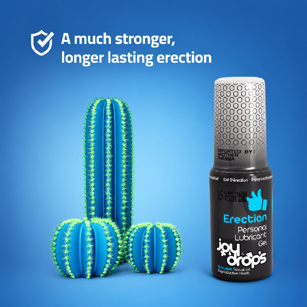 Joydrops Lubricant Gel - Erection - 50 ML