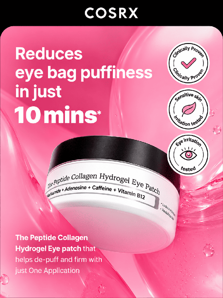 Cosrx The Peptide Collagen Hydrogel Eye Patch 60 pcs