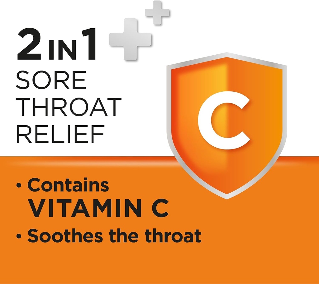 STREPSILS ORANGE VITAMIN C LOZENGES
