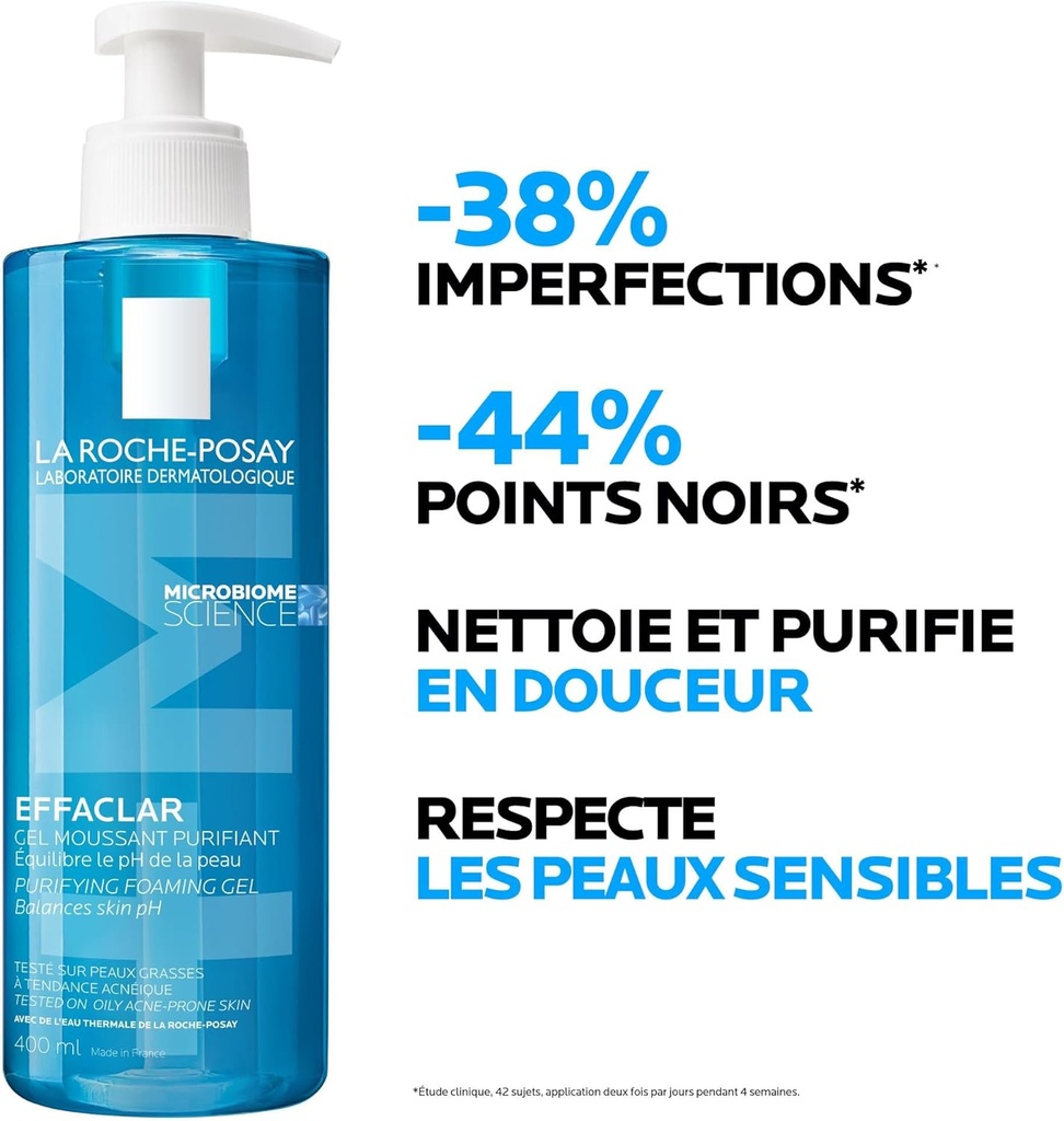 LA ROCHE POSAY EFFACLAR FOAMING GEL 400ML