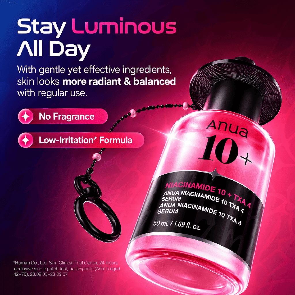 Anua Kpop Demon Hunters Niacinamide 10 TXA 4 Serum Set