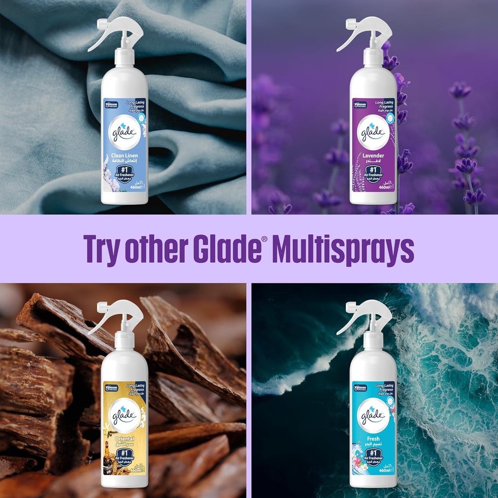 Glade Multispray Orient Air Freshener 460ml