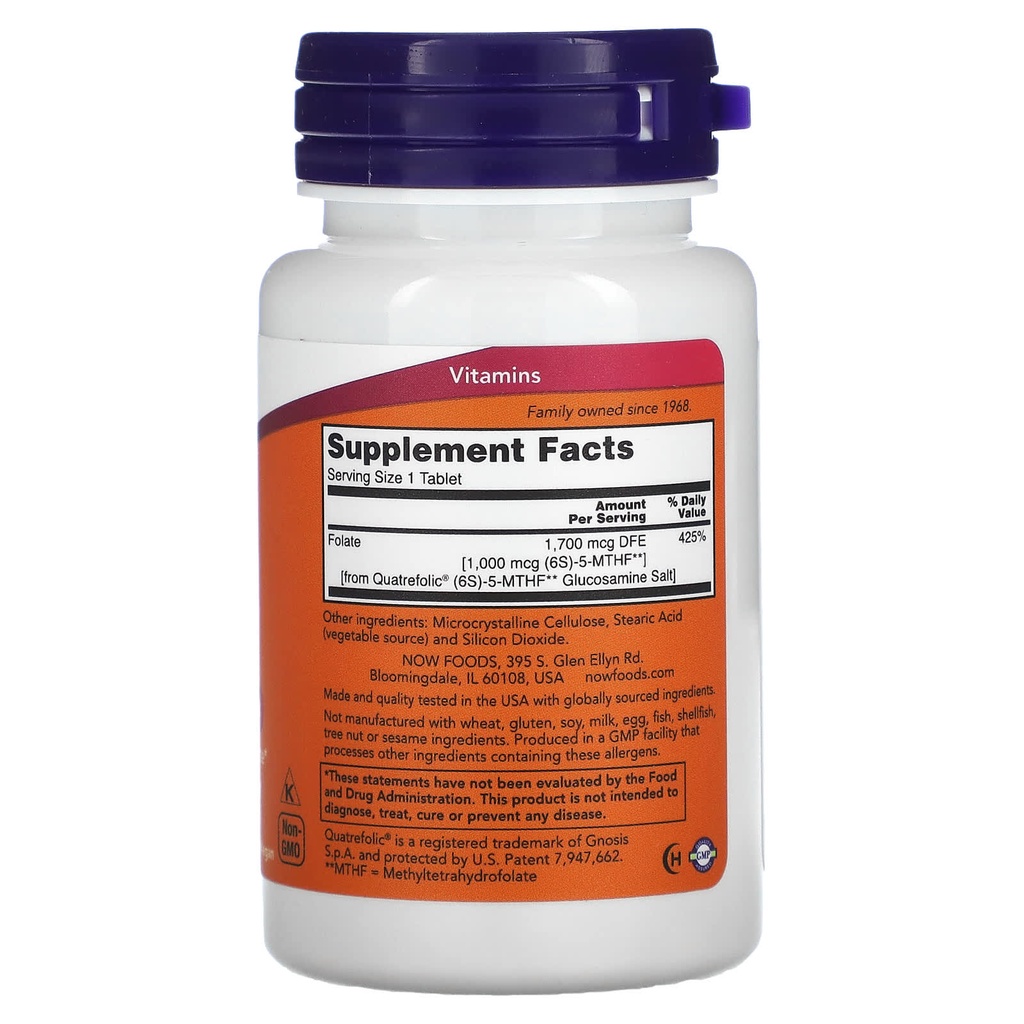 NOW METHYL FOLATE 1000 MCG 90 TAB
