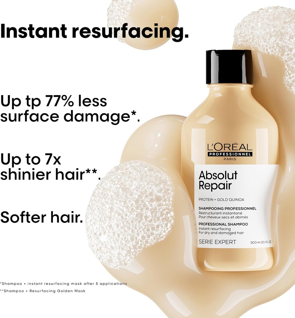 Loreal Professional Absolut Repair Quinoa + Protein Shampoo - 300ml