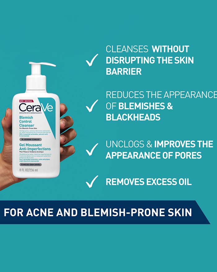 CERAVE ANTI BLEMISH CONTROL CLEANSER