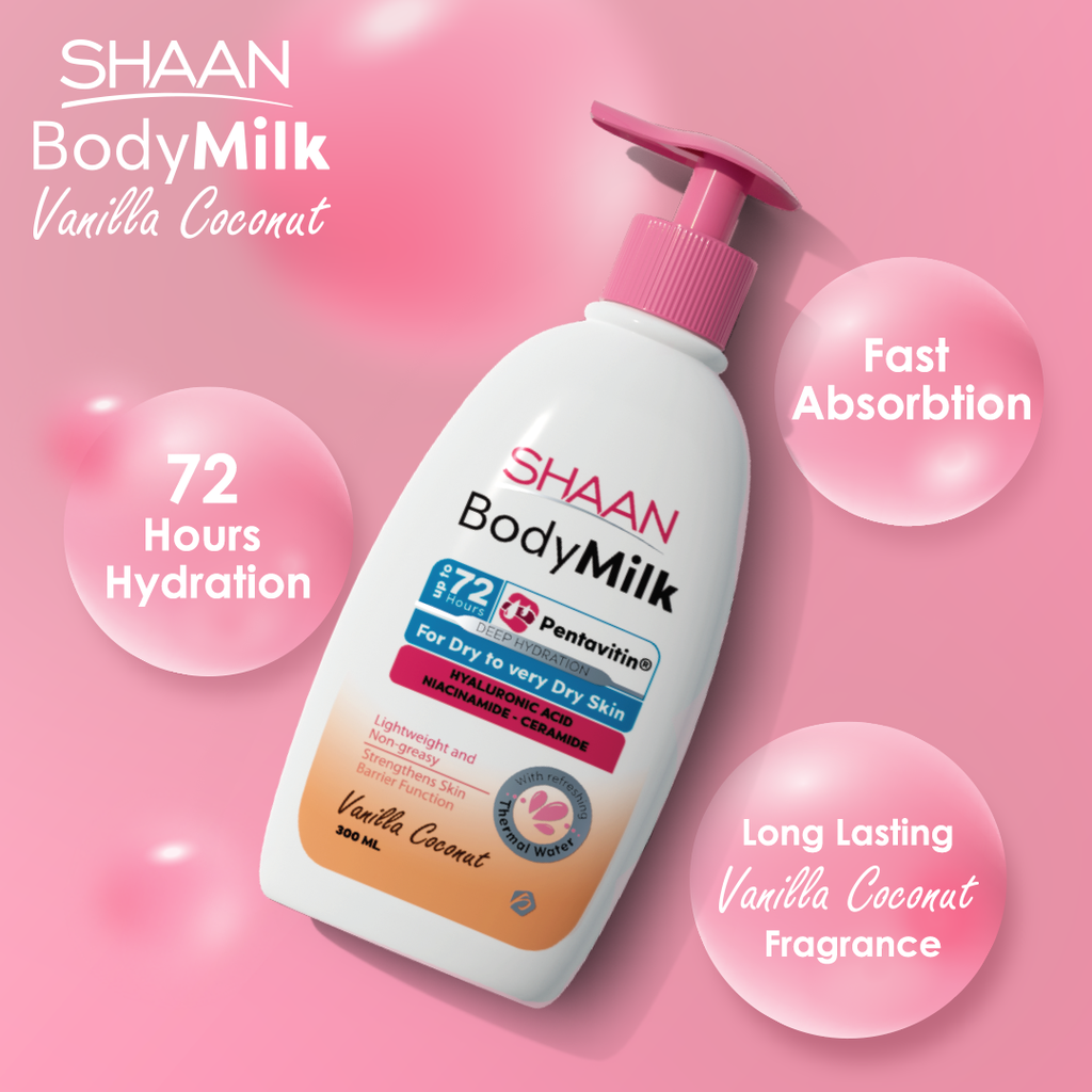 SHAAN BODY MILK VANILLA COCONAT 300 ML 