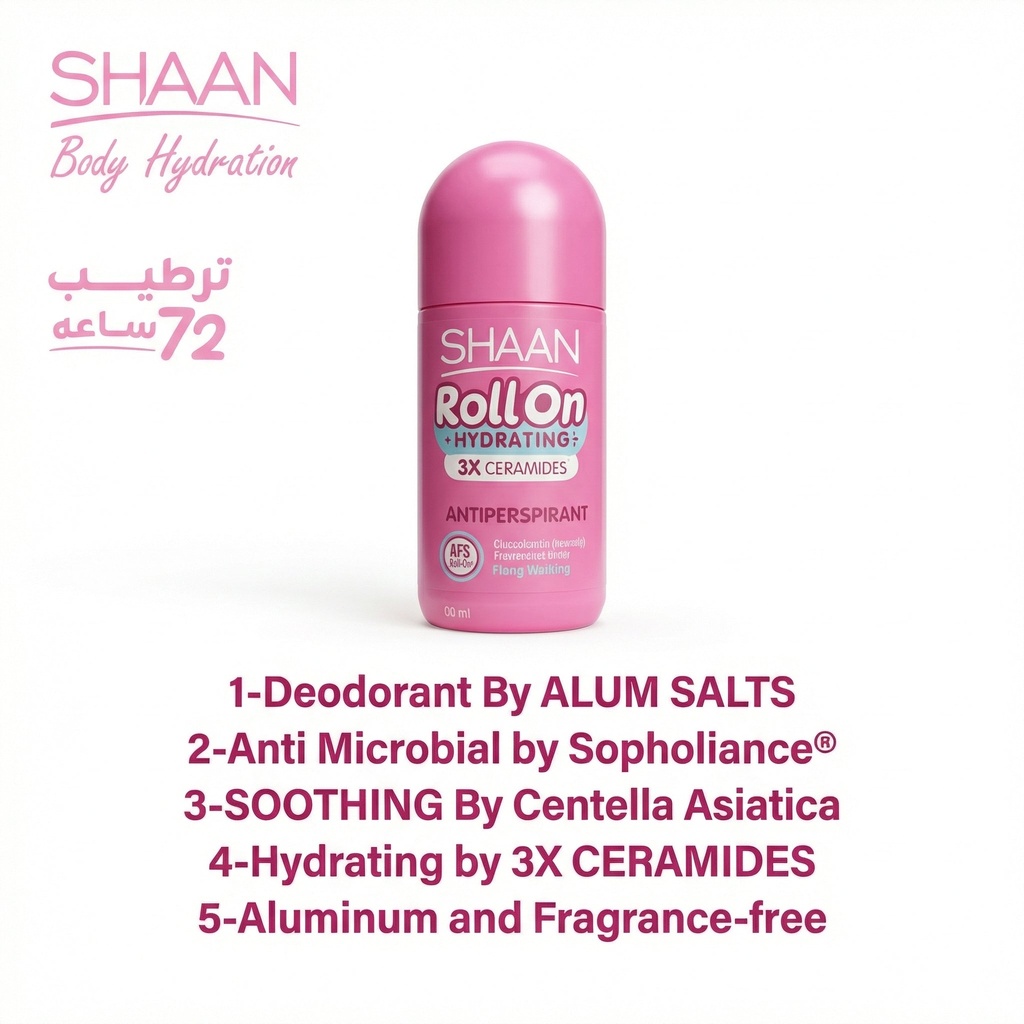 SHAAN ROLL ON FRAGRANCE FREE 60 ML