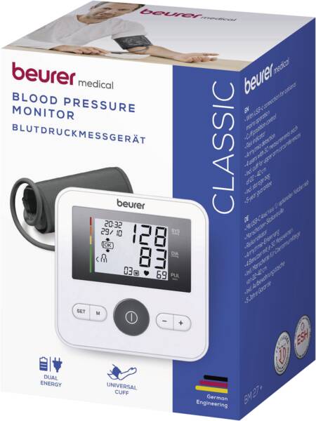 BEURER BLOOD PRESSURE MONITOR CLASSIC