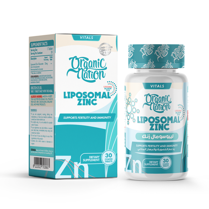 ORGANIC NATION ZINC 30 TABS