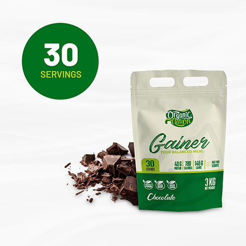 Organic Nation Gainer-30Serv.-3KG-Chocolate