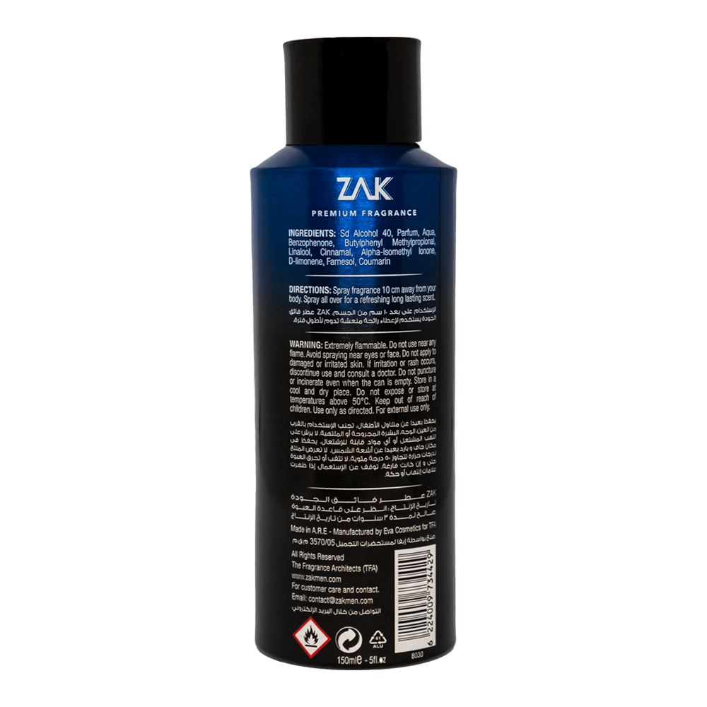 ZAK INTENSE PERFUM DEEP BLUE 150 ML