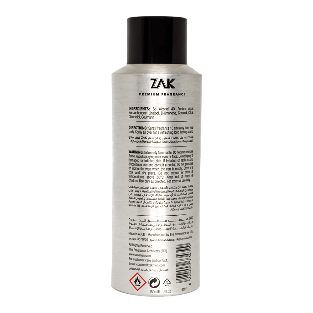 ZAK INTENSE PERFUM TRUE LEGEND 150 ML