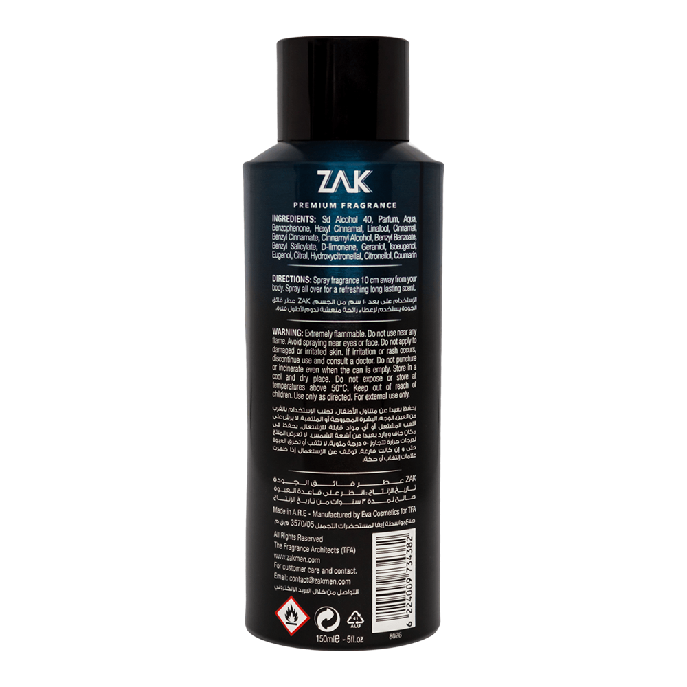 ZAK INTENSE PERFUM TUXEDO 150 ML