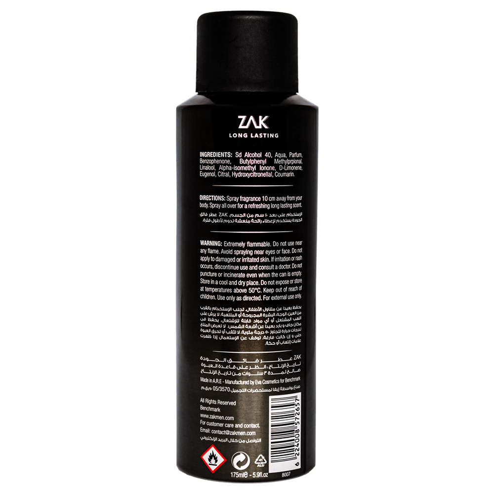 ZAK SPRAY ACE 175 ML
