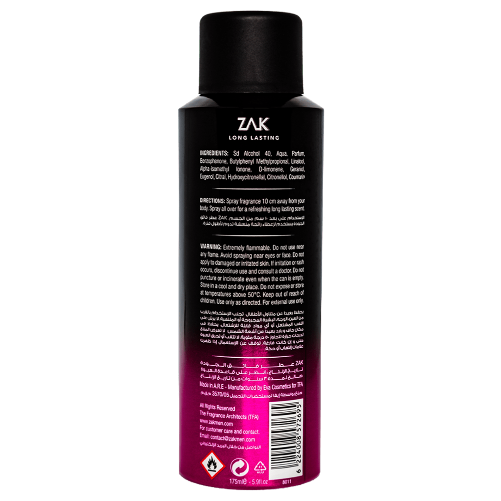 ZAK SPRAY BOLD 175 ML