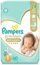  PAMPERS PREMIUM 1 60 PIECES