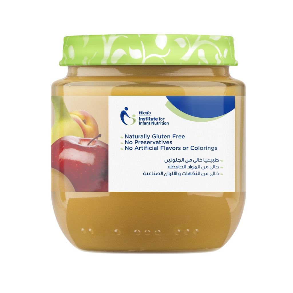 HERO BABY JARS FRUITS WITH CEREALS 125gm
