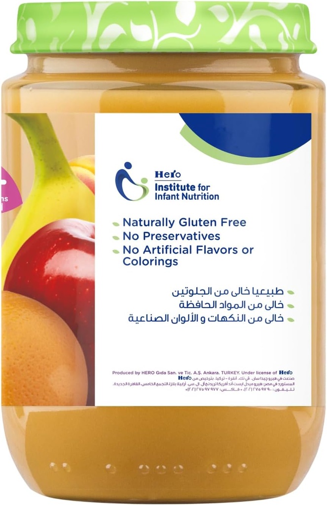 HERO BABY MIXED FRUITS 190 ML JAR
