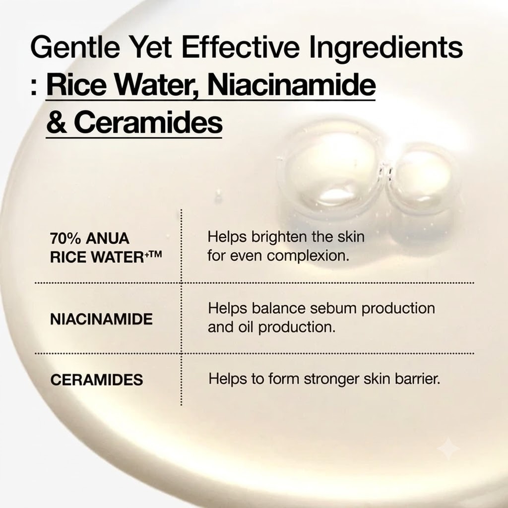 Anua - Rice 70 Glow Milky Toner 40ml