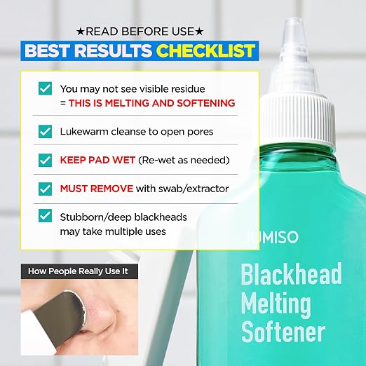 JUMISO - Blackhead Melting Softener & Cotton Pad Set