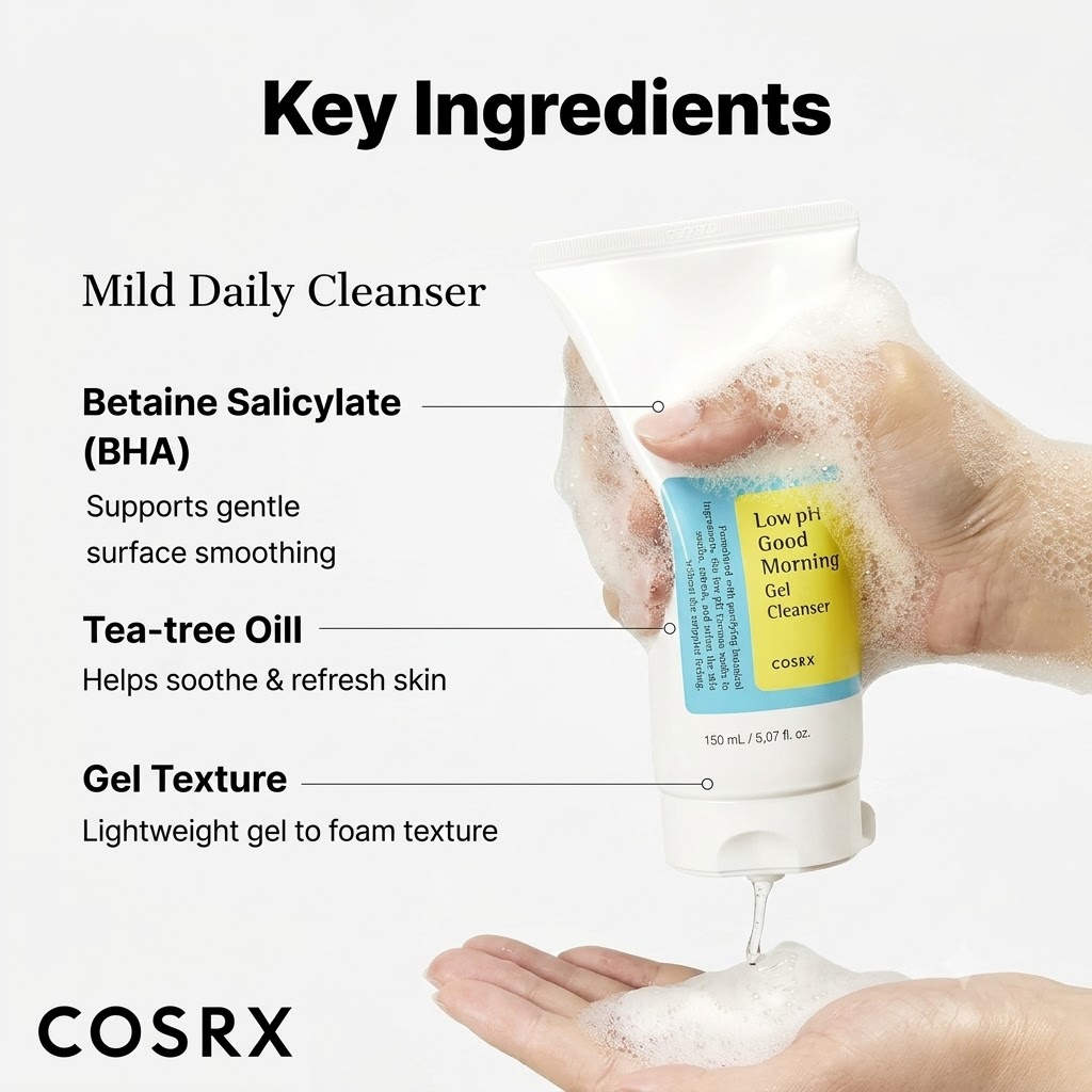 COSRX - Low pH Good Morning Gel Cleanser