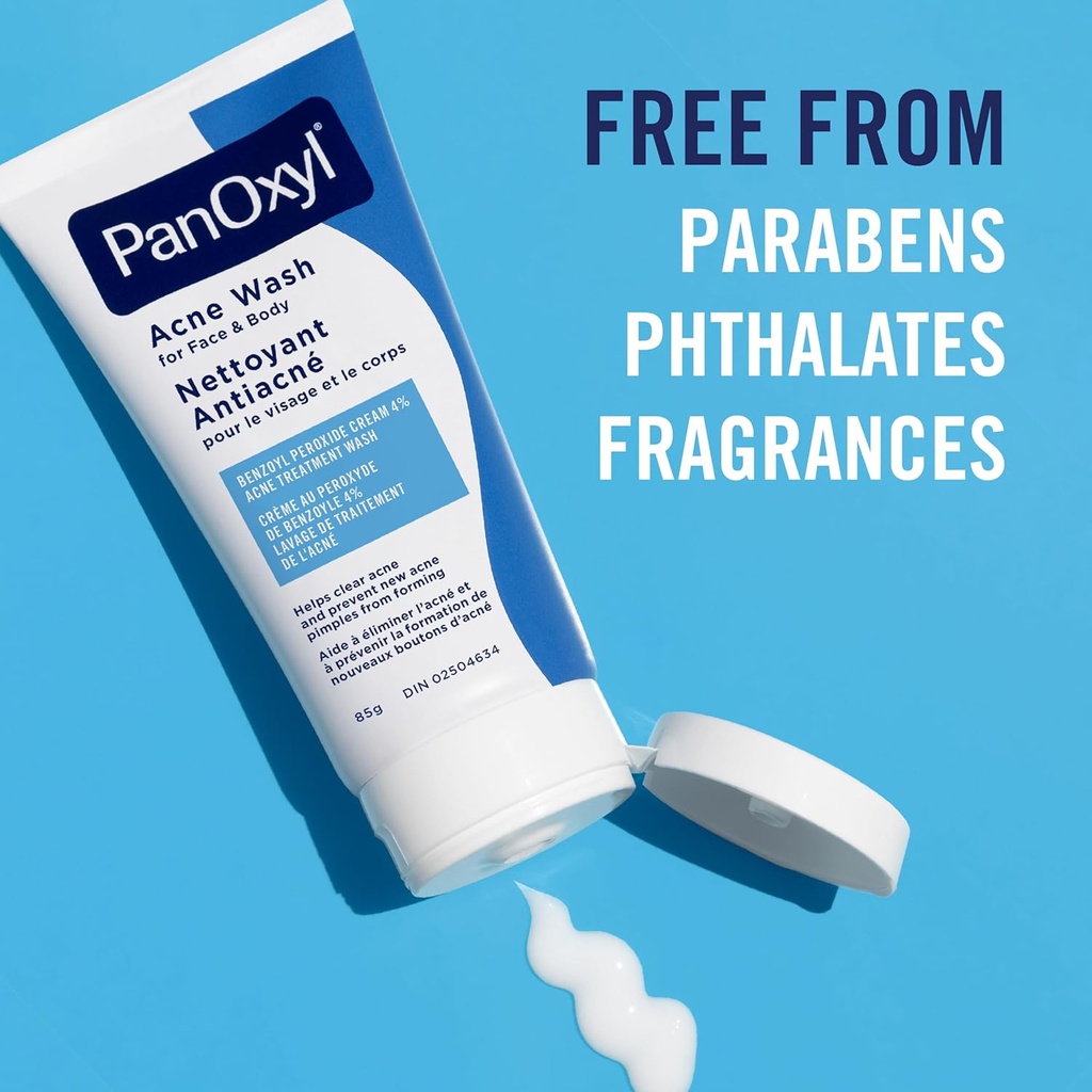 PANOXY ACNE CREAMY WASH FOR FACE & BODY 170 GM 