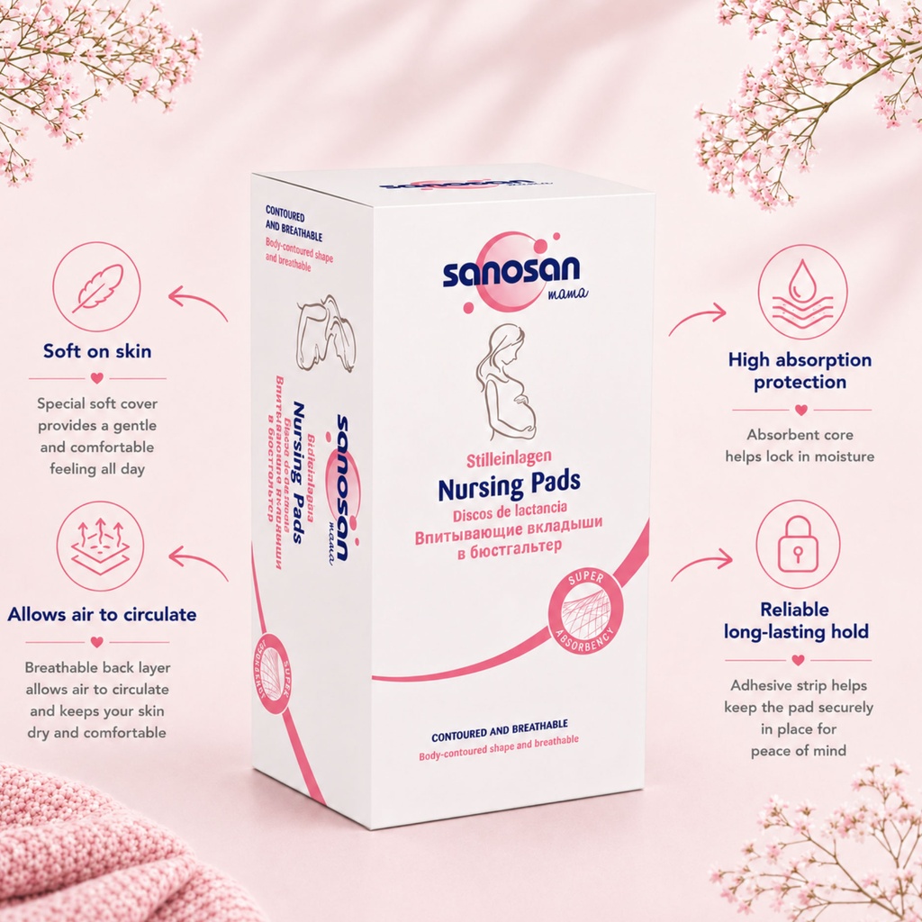SANOSAN NURSING PADS 30 PCS