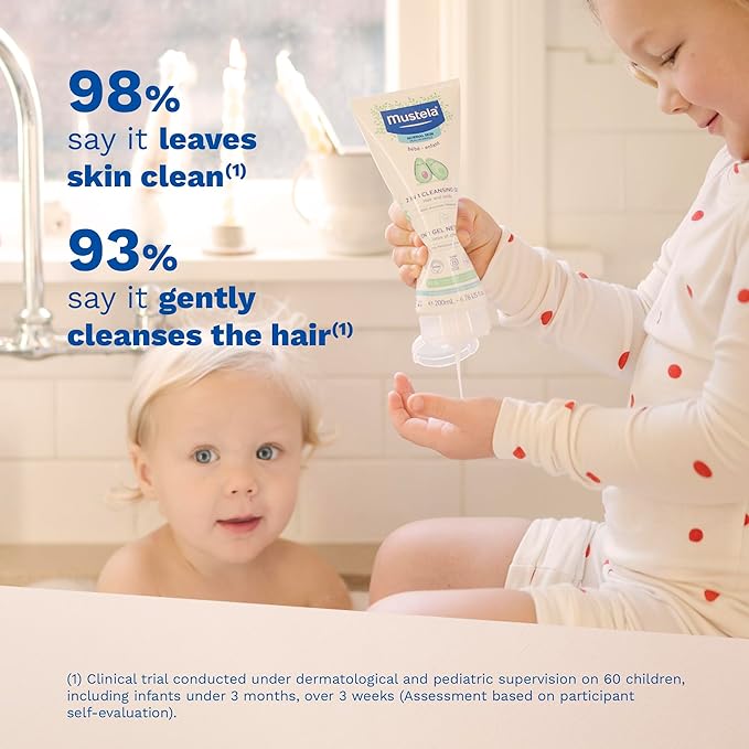 MUSTELA 2 in 1 Cleansing gel 200ML