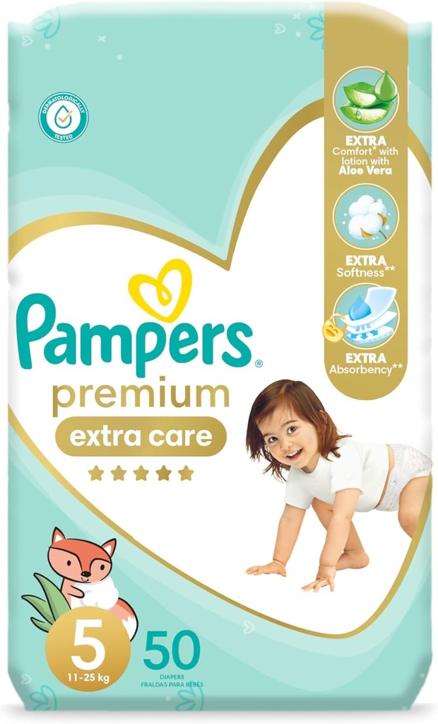 PAMPERS PREMIUM CARE NO.5 50PCS