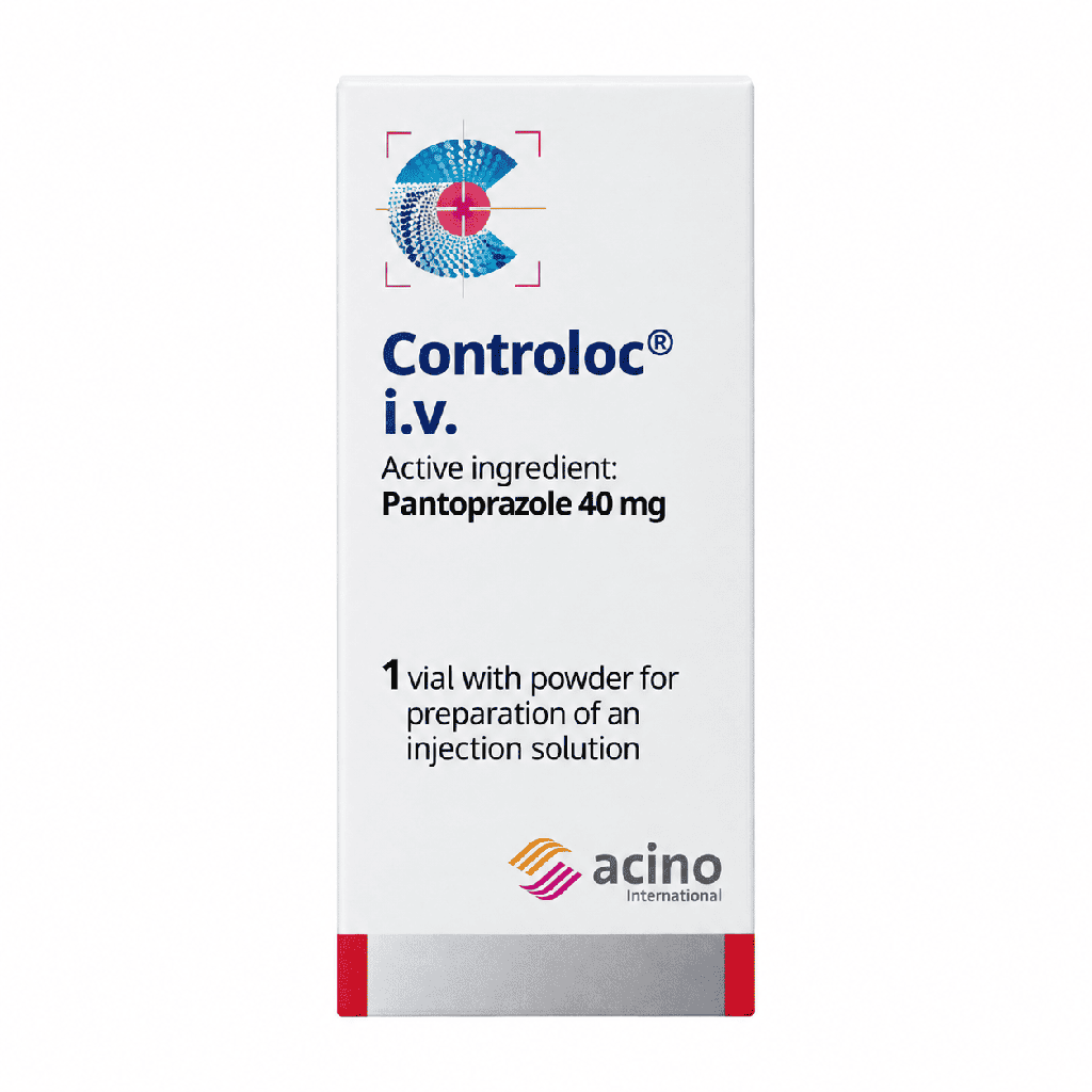 Controloc (I.V.) 40 mg 1 Vial